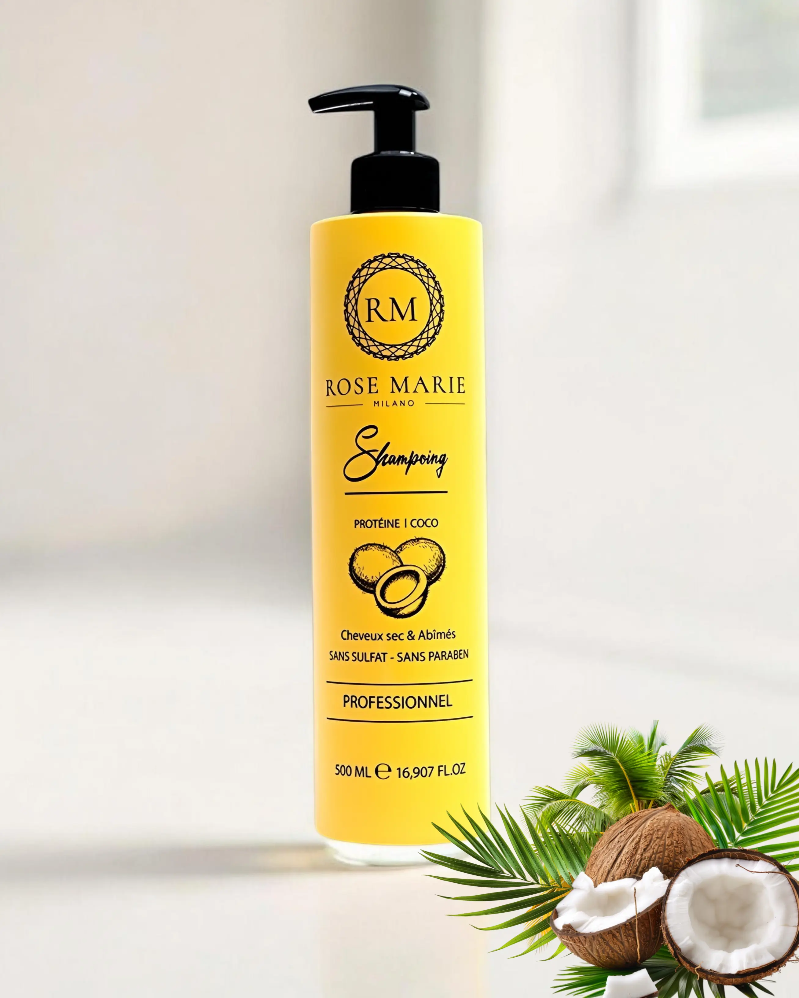 Shampoing Protéine & Huile de Coco